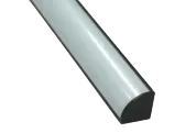 Профиль угловой для LED-ленты Черный матовый 3м