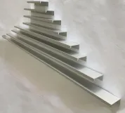 Ручка торцевая прямоугольная 128/150, ширина 32 мм, алюминий