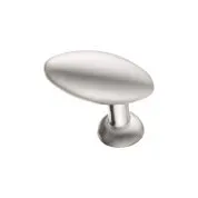 Ручка-кнопка, Д15 Ш25 В12, мат.хром