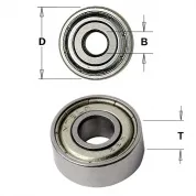 Подшипник  D=22/8x7