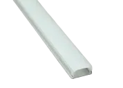 Профиль накладной для LED-ленты, Хром матовый 17*6.9*3000мм.