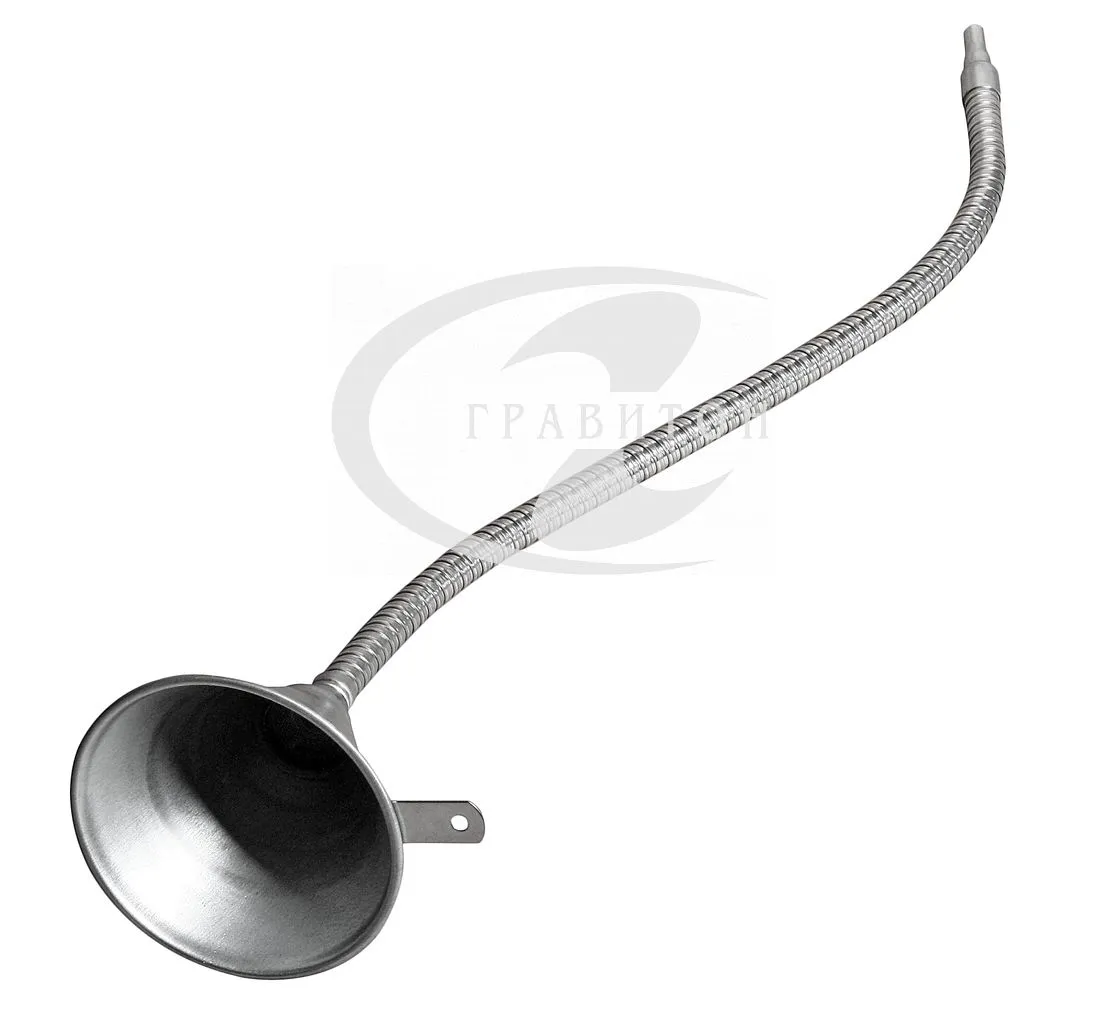 Воронка металлическая с гибким наконечником 630мм JTC /1/25