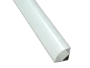 Профиль угловой для LED-ленты, Хром матовый 3м