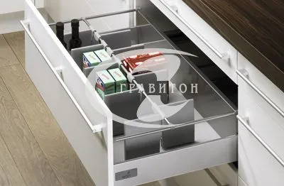 Универсальная организация с релингами, ширина 450 мм, высота 144 мм, без надставок, для системы InnoTech