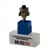 Фреза для ПВХ "KROM" D6 / R2 / Z4