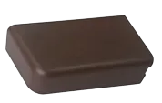 SAH 130, заглушка, коричневая пластмасса, левая