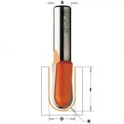 Фреза пазовая радиусная R=3 монолитная S=8 D=6x12,7