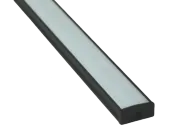 Профиль накладной для LED-ленты, Черный матовый 17*6.9*3000мм.