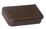 SAH 130, заглушка, коричневая пластмасса, правая