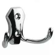 Крючок ALBA K2313 2х рожковый, хром