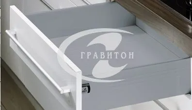 Боковины с роликовыми направляющими, длина 500 мм, высота 150 мм, серые, для системы MultiTech