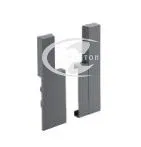 Угловой соединитель для передней панели внутреннего ящика Advanced, высота 144 мм, серый