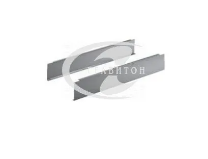 Надставка на боковину, высота 144 мм, длина 470 мм, серебристая, для системы InnoTech