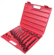 Набор ключей комбинированных трещоточных 8-19мм 13 предметов в кейсе JTC-3028