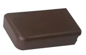SAH 130, заглушка, коричневая пластмасса, правая