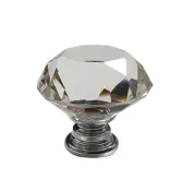 Ручка-кнопка Н07, кристалл d=30мм