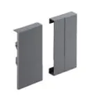 Угловой соединитель для передней панели внутреннего ящика Advanced, серый, 70 мм