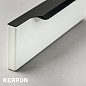 Ручка торцевая RT-004, 500 мм (фасад 18 мм), мат.черный